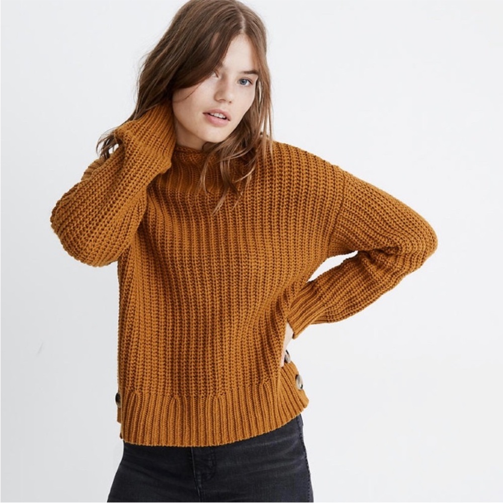 Madewell Mustard Sweater
